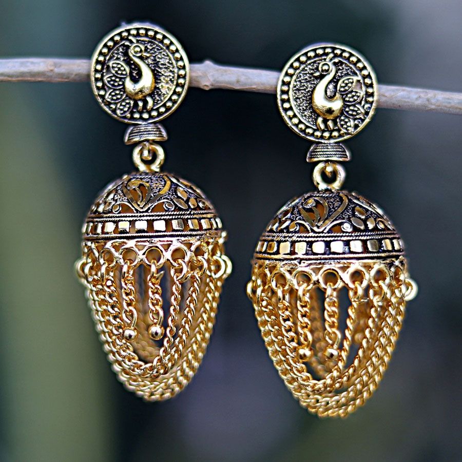 1558409 Gold color Metal Alloy metal Earrings