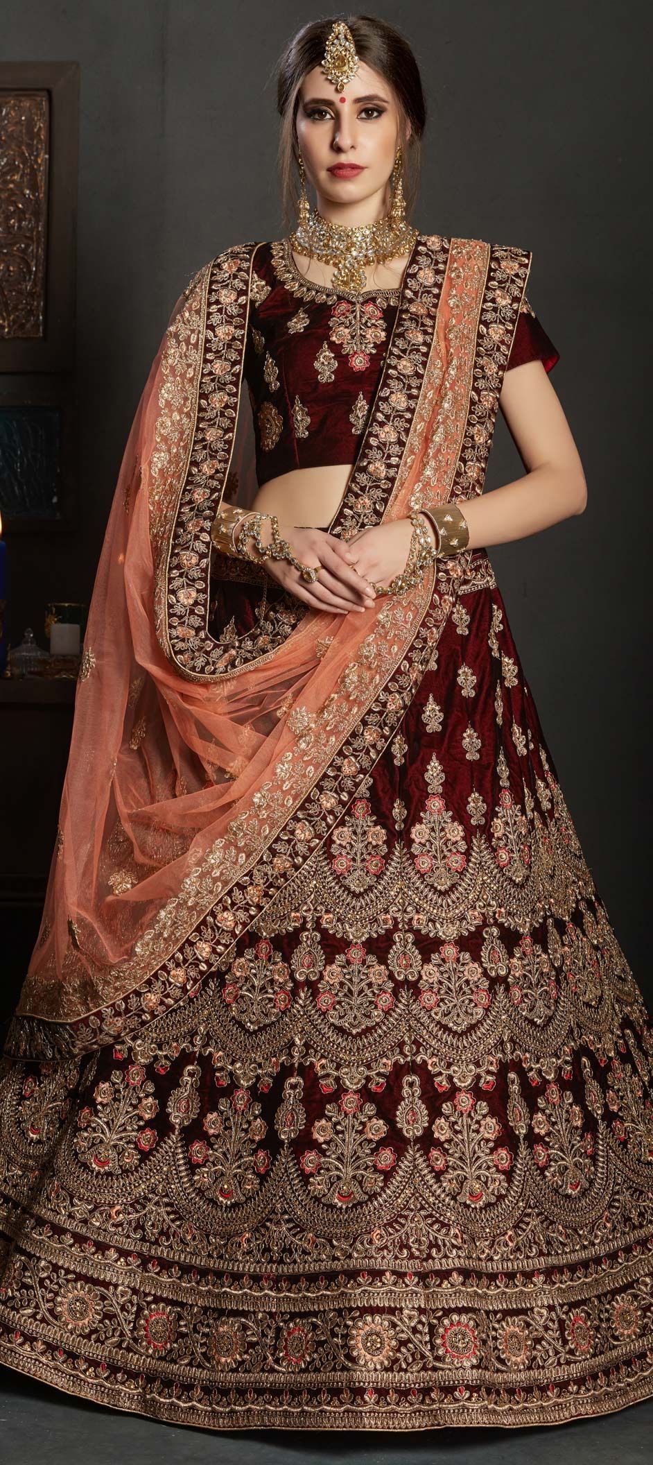 Buy Latest Designer Bridal Lehenga Choli Online At....