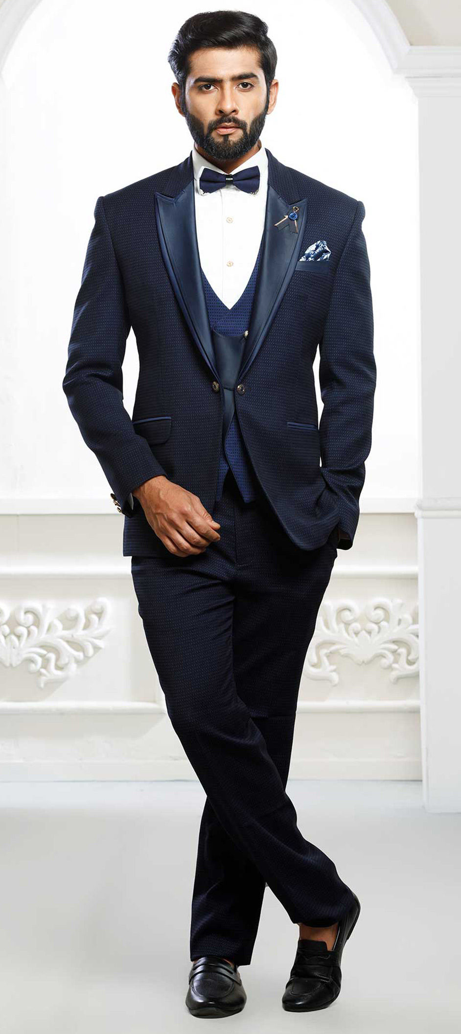 Blue colour tuxedo best sale