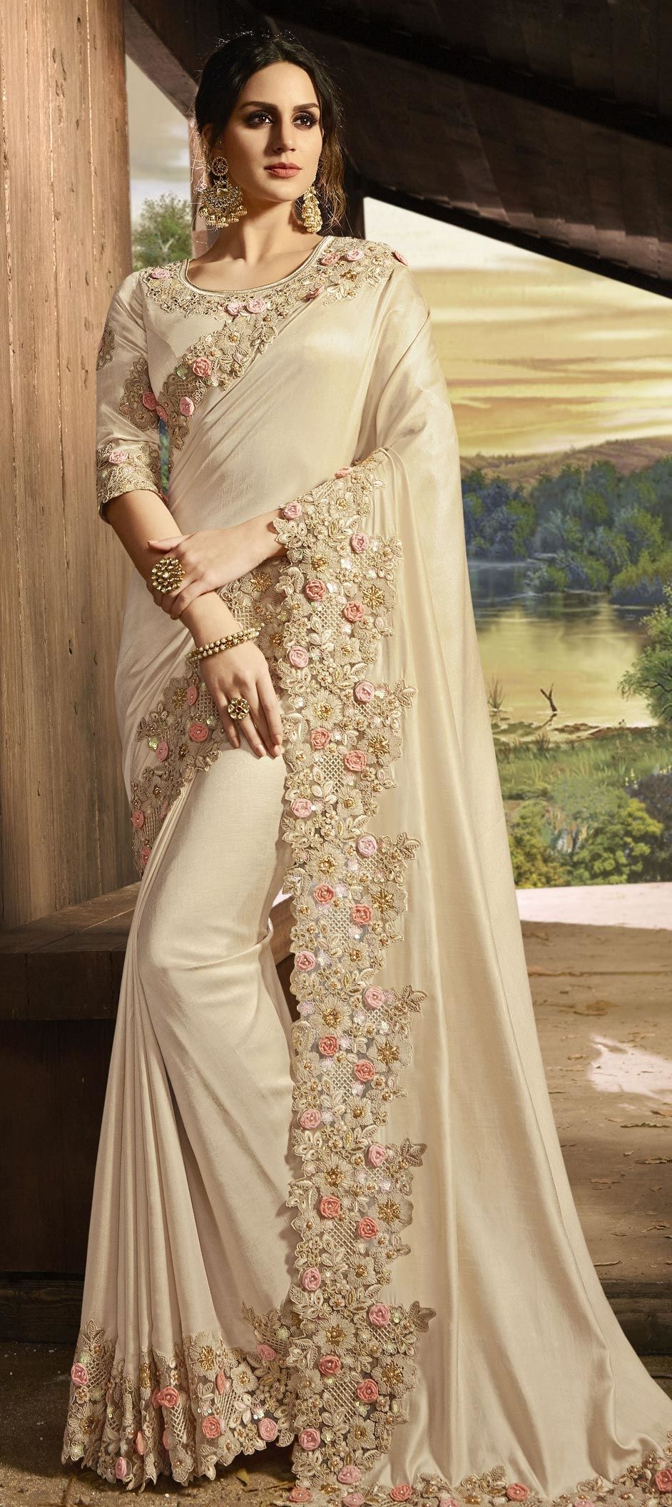 Latest Soft Linen Silk Saree | Latest Designer Sarees for Woman for Wedding  | The Silk Trend