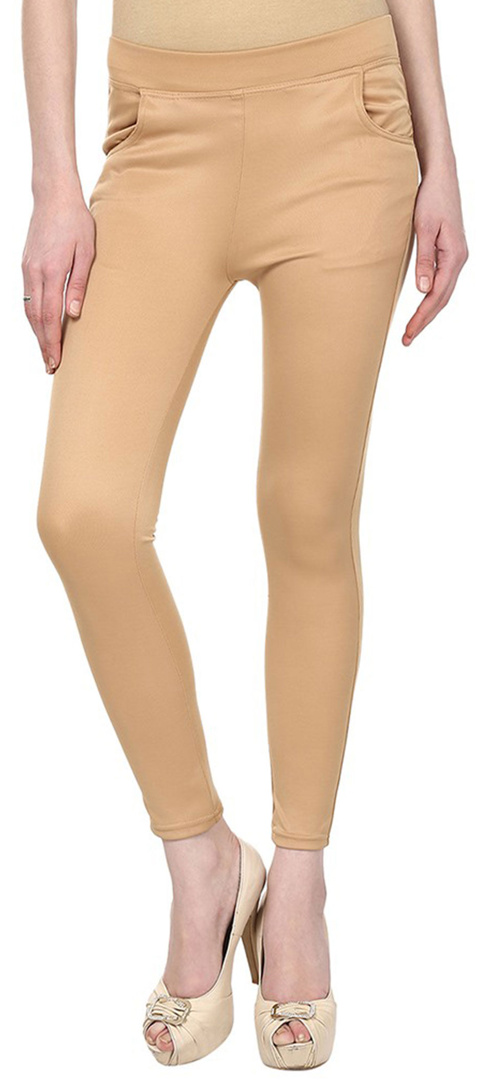 Cotton, Lycra fabric Jeggings : 1569514
