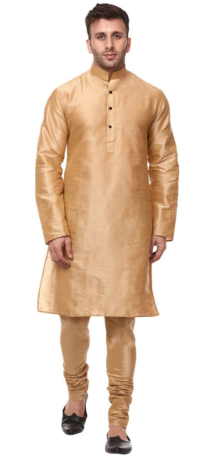 SD Golfer Bade Miyan Kurta Grey Silk Dupion