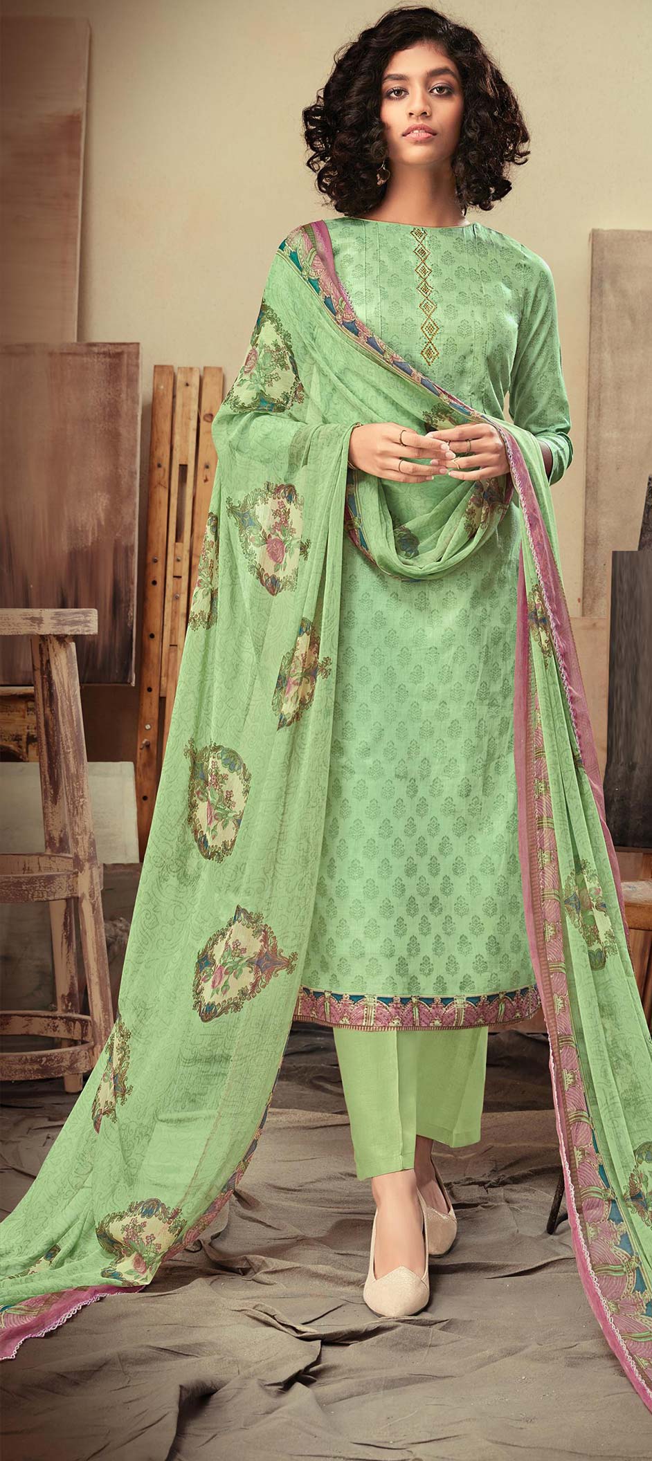 swarovski work salwar kameez
