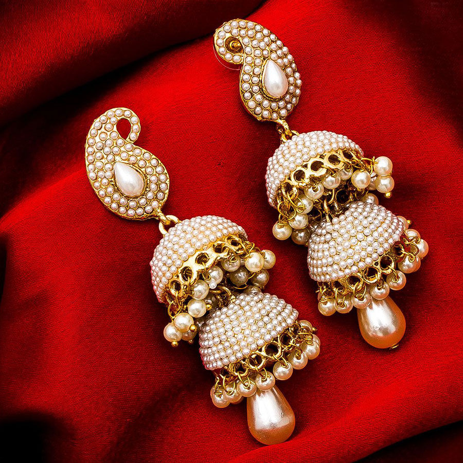 White Nitro Earrings