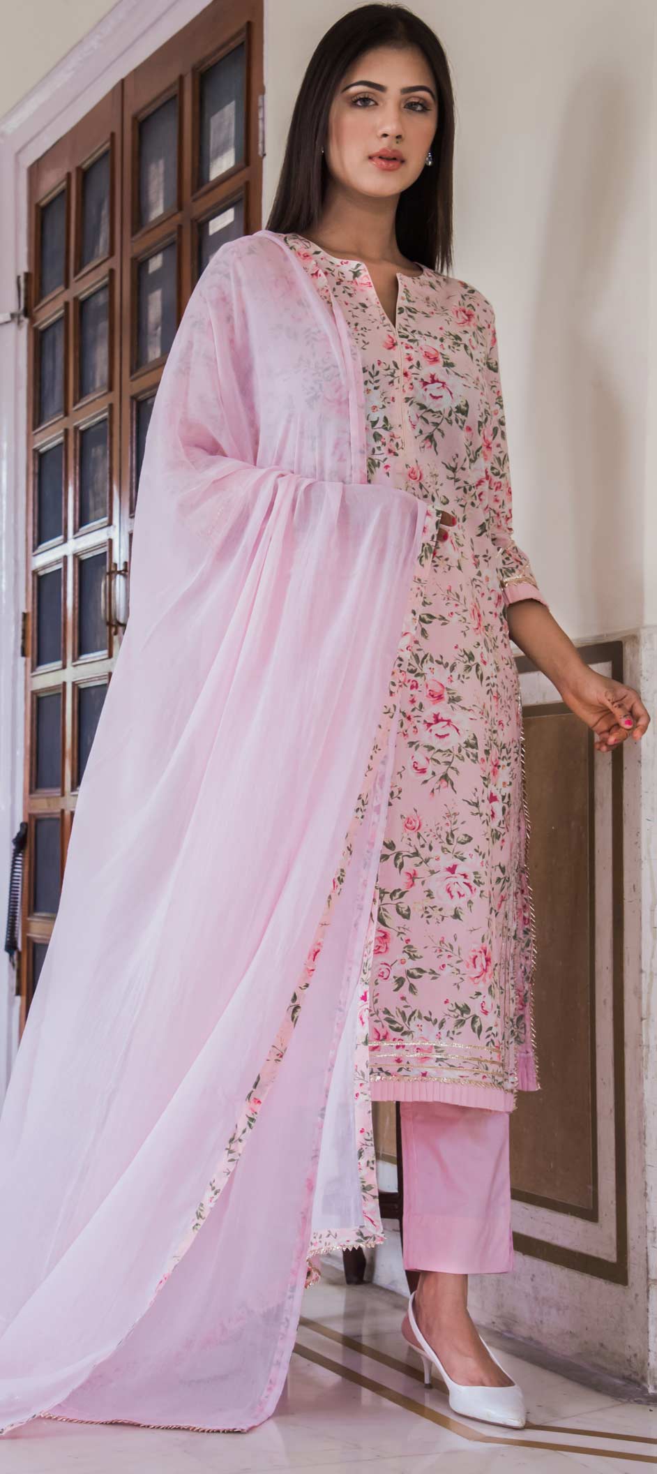 floral salwar kameez