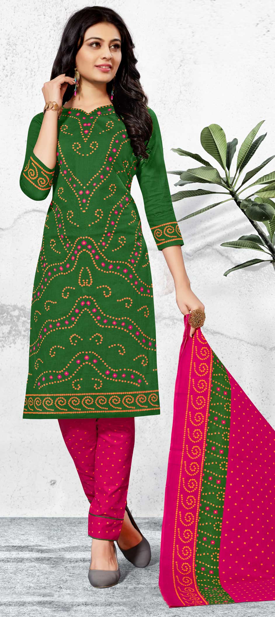 plain material for salwar