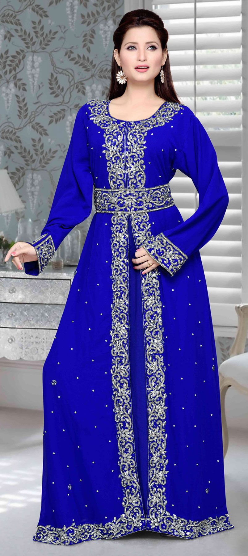 Blue color Georgette fabric Kaftan : 1622727