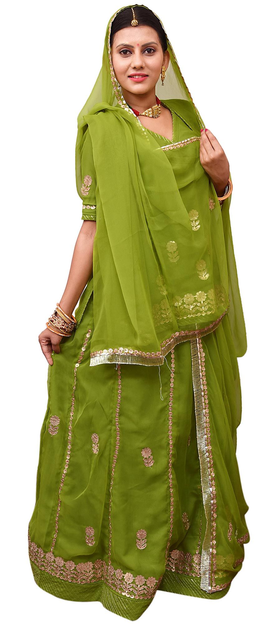 rajputi dress gota patti