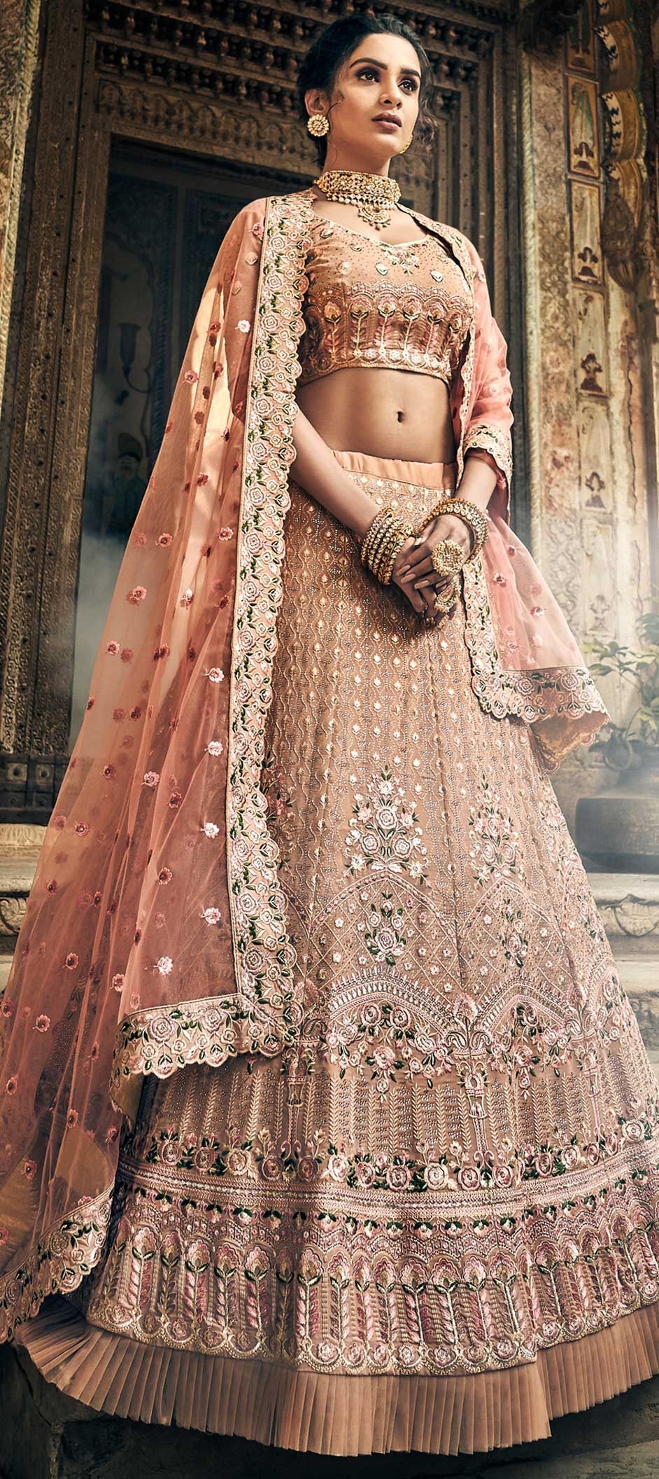 What is trending in women's fashion lehenga or gown for the wedding season?  - Quora