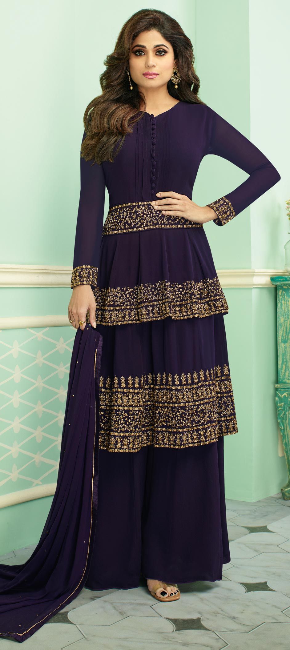 Veere Salwar Kameez Dupatta Set- Sublime Neon main image 1