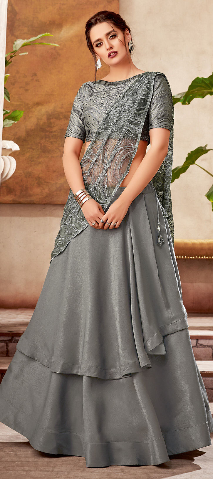 lehenga style dress