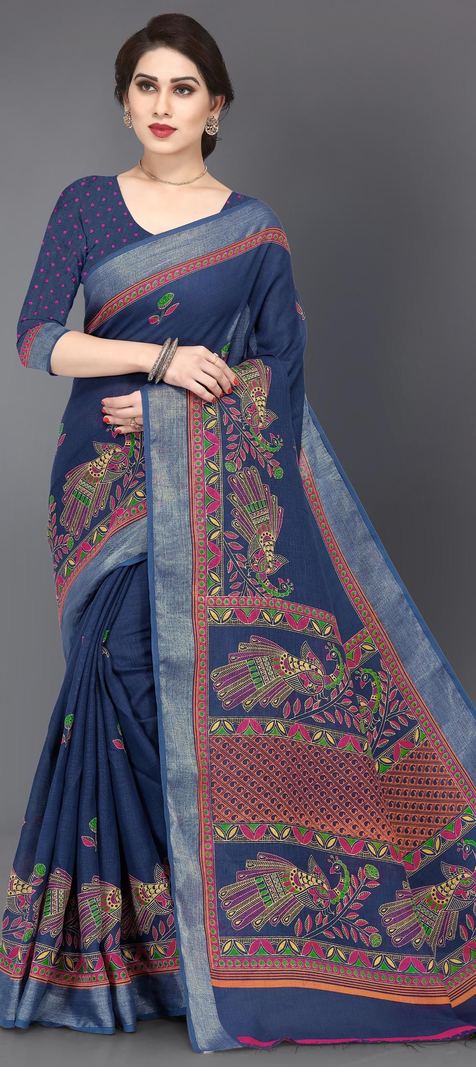 types of clothes material in saree