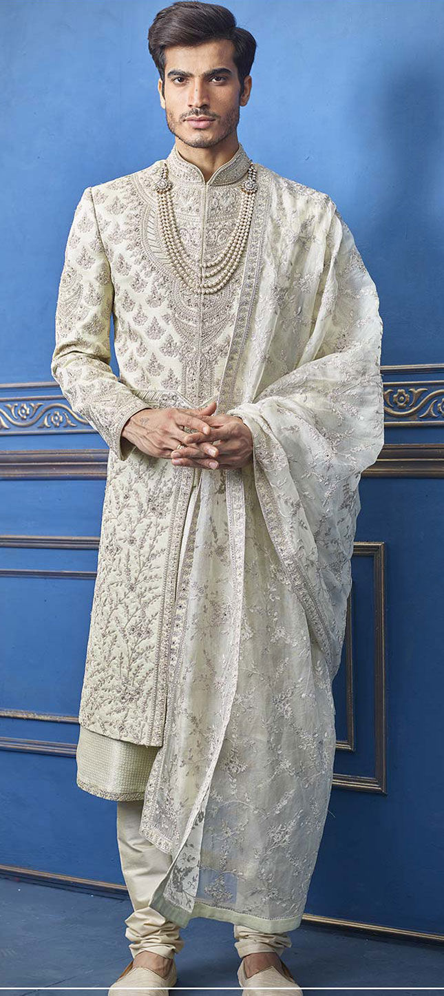 Unique Men’s Wedding Sherwani Designs to Uplift the Groom's Style ...