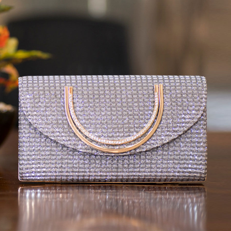 Multicolor color Imported fabric Clutches 1645020