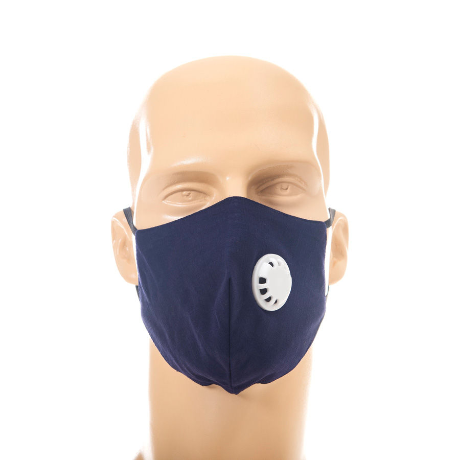 Casual Blue color Cotton fabric Cloth Mask 1646131