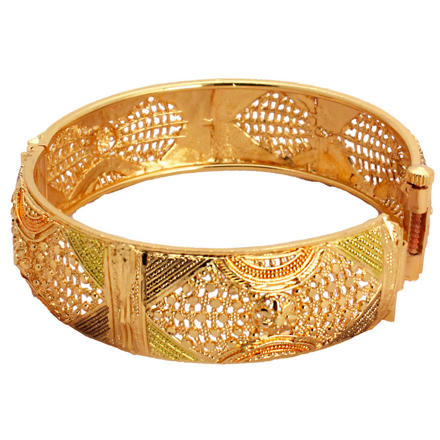 Gold color Copper metal Bangles 1651157