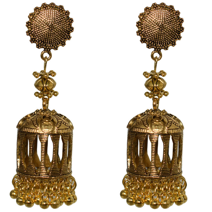 Gold color Metal Alloy metal Earrings 1655647