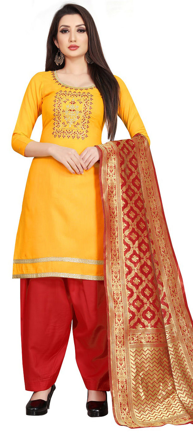 plain material for salwar