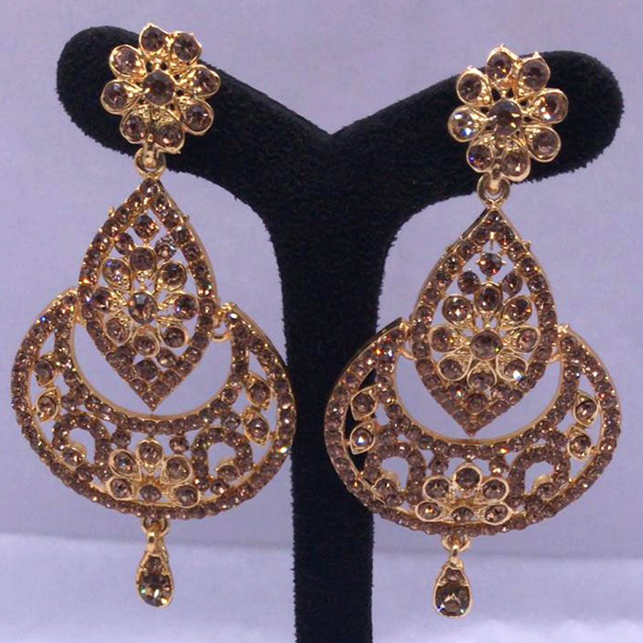 Gold color Metal Alloy metal Earrings : 1714422