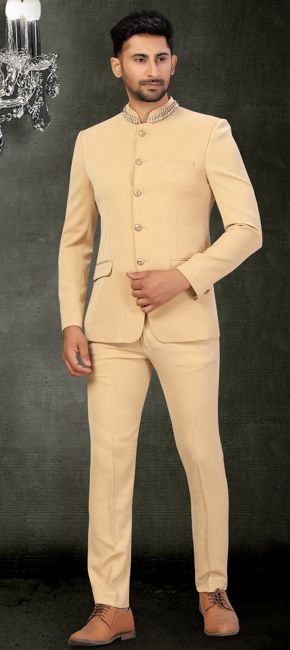 Buy Cream Colour Designer Jodhpuri Suit,jodhpuri Suit for Wedding Indian  Ethnic Jodhpuri,jodhpuri,mens Wedding Suit Groomsmen Dress for Wedding  Online in India - Etsy