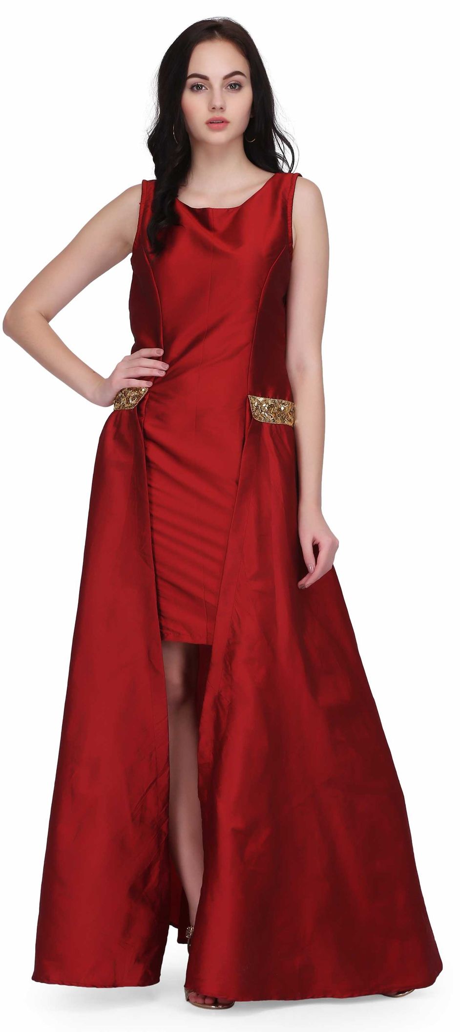 TAFFETA SILK GOWN