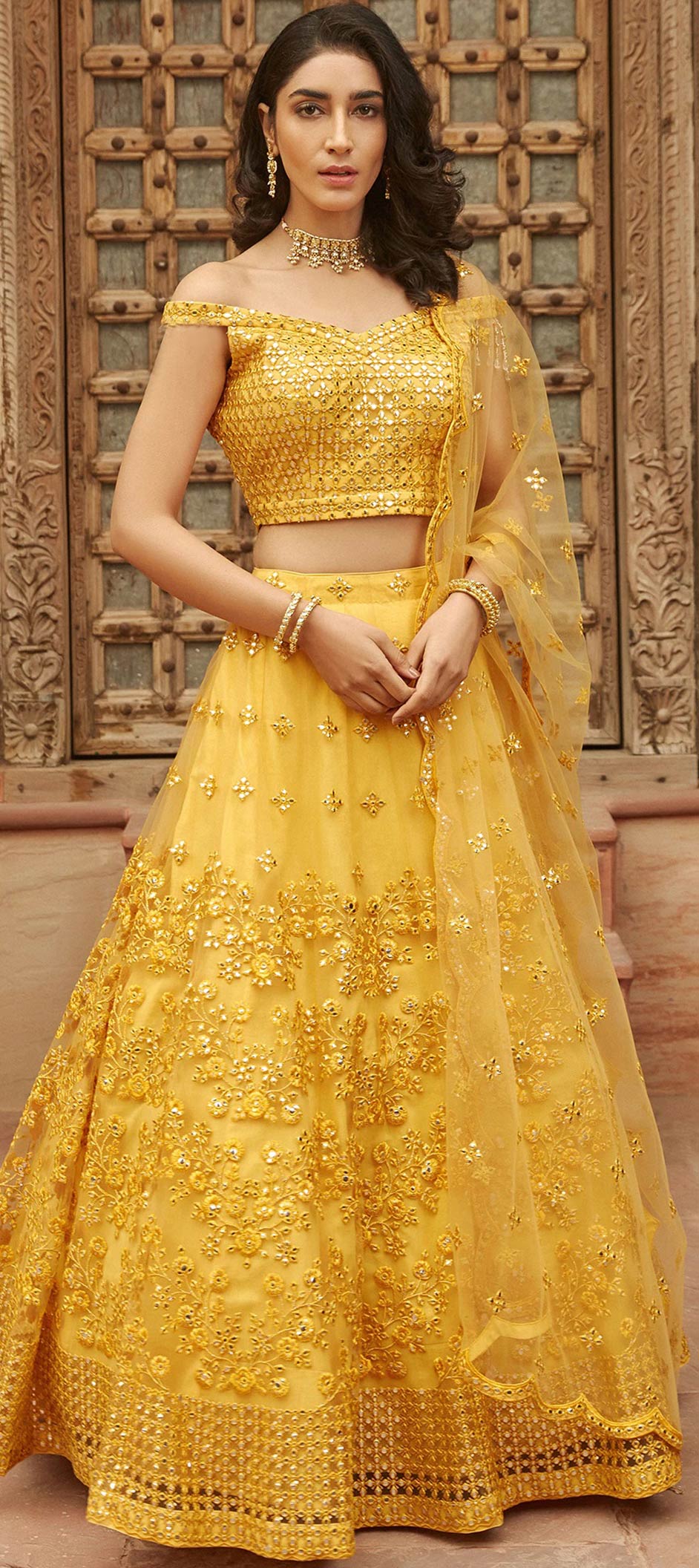 Chiffon Lehenga