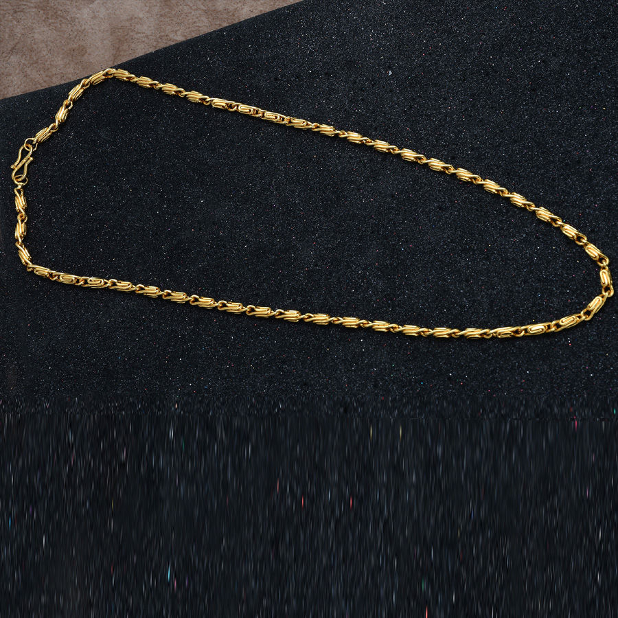 Gold color Brass metal Chain 1753496