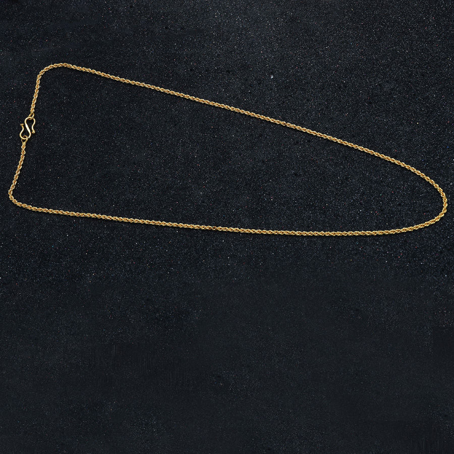 Gold color Brass metal Chain 1753499
