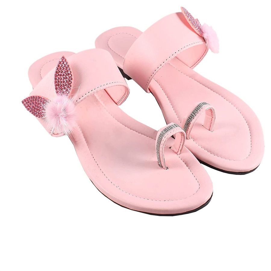 Fabric Shoes In Pink