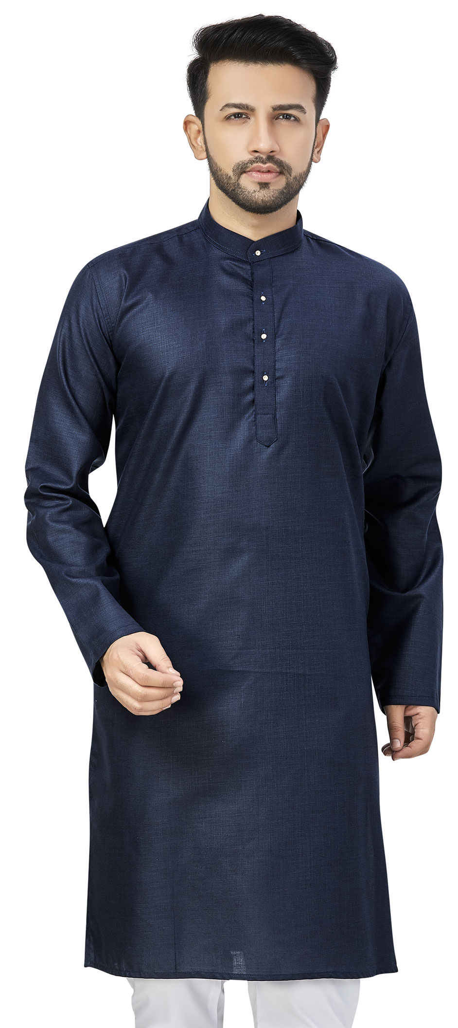 Blue color Cotton fabric Kurta 1813176