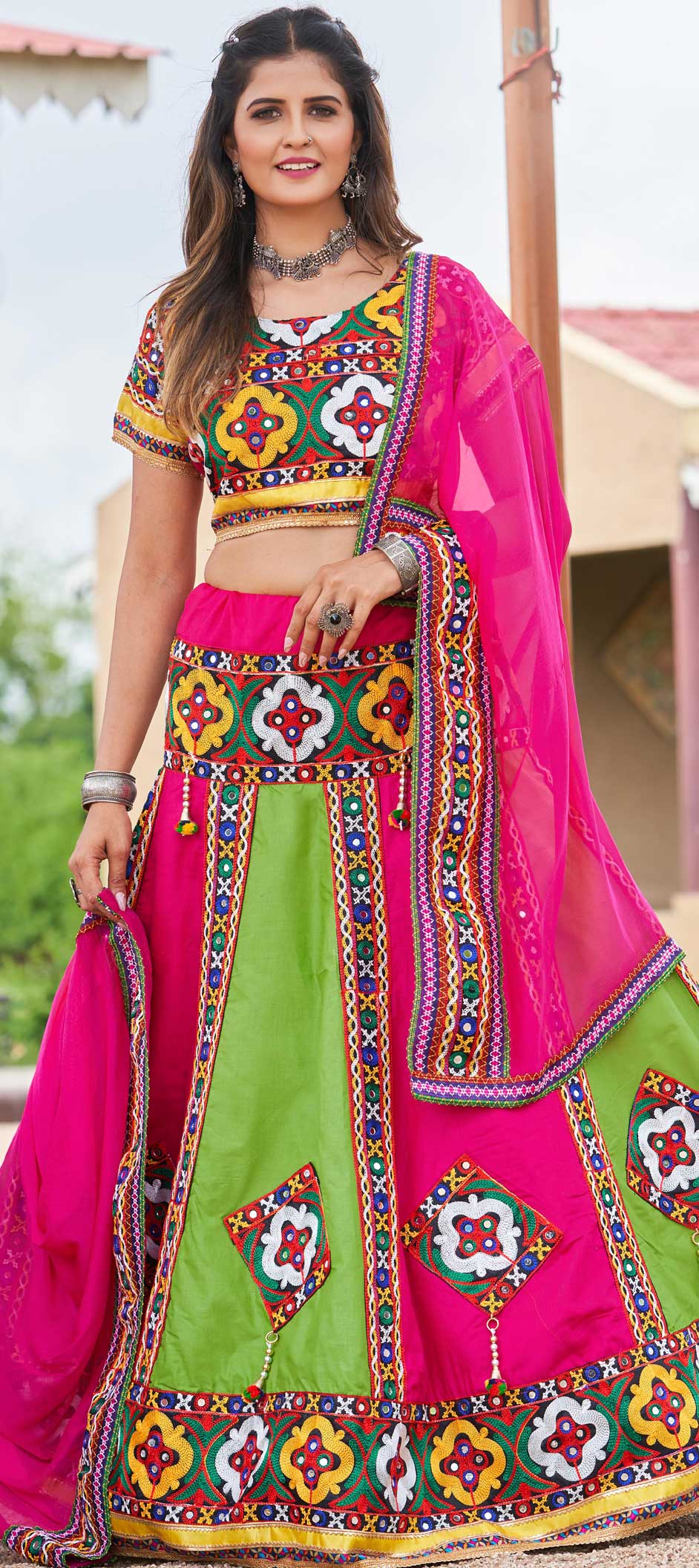 'प्रेमरंग' Navratri Lehenga main image 1