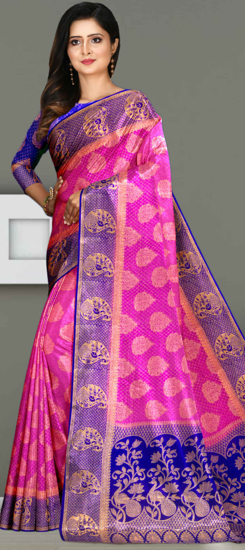 A beautiful khandua silk saree with the combination of bubblegum pink ,  violet and maroon. This saree doesn't come with blouse piece. DM… |  Instagram