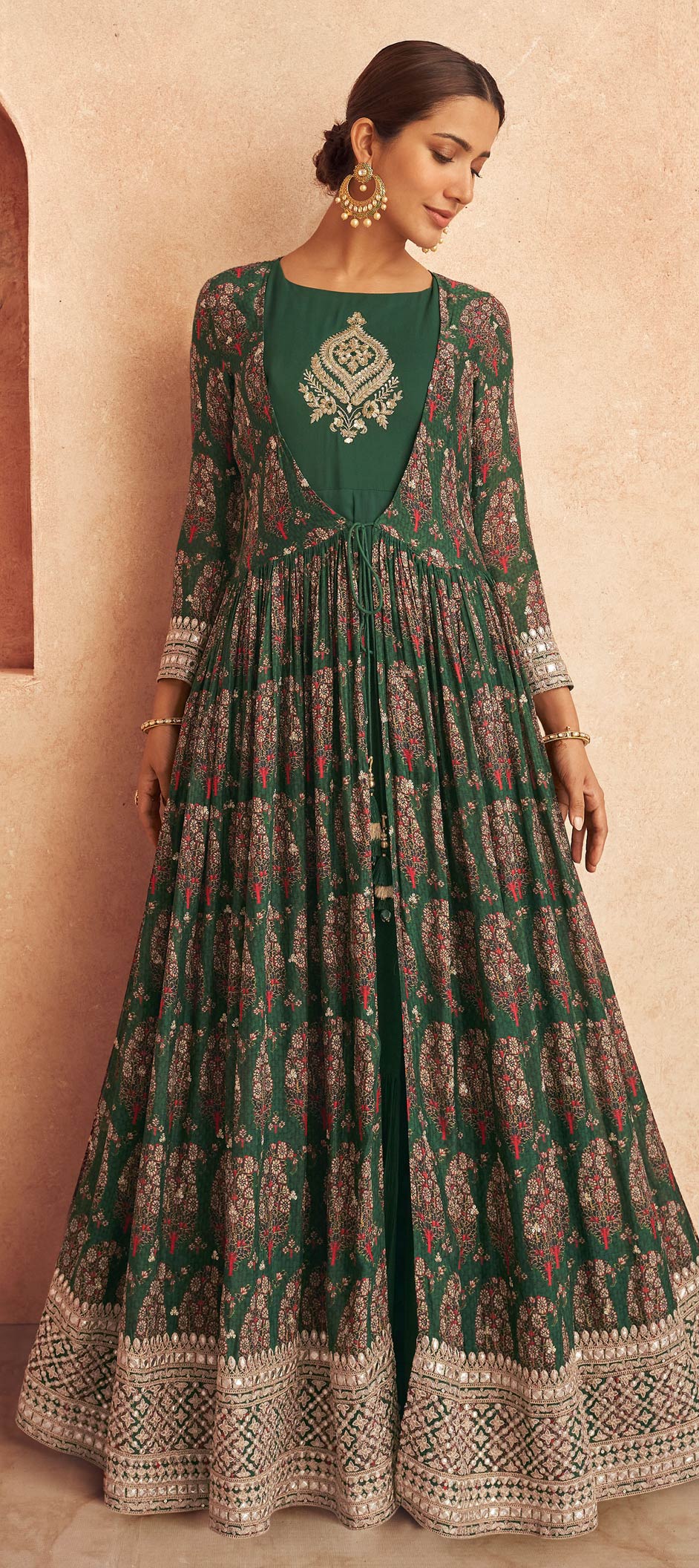 mehndi green colour dresses Bridal Mehndi Dresses