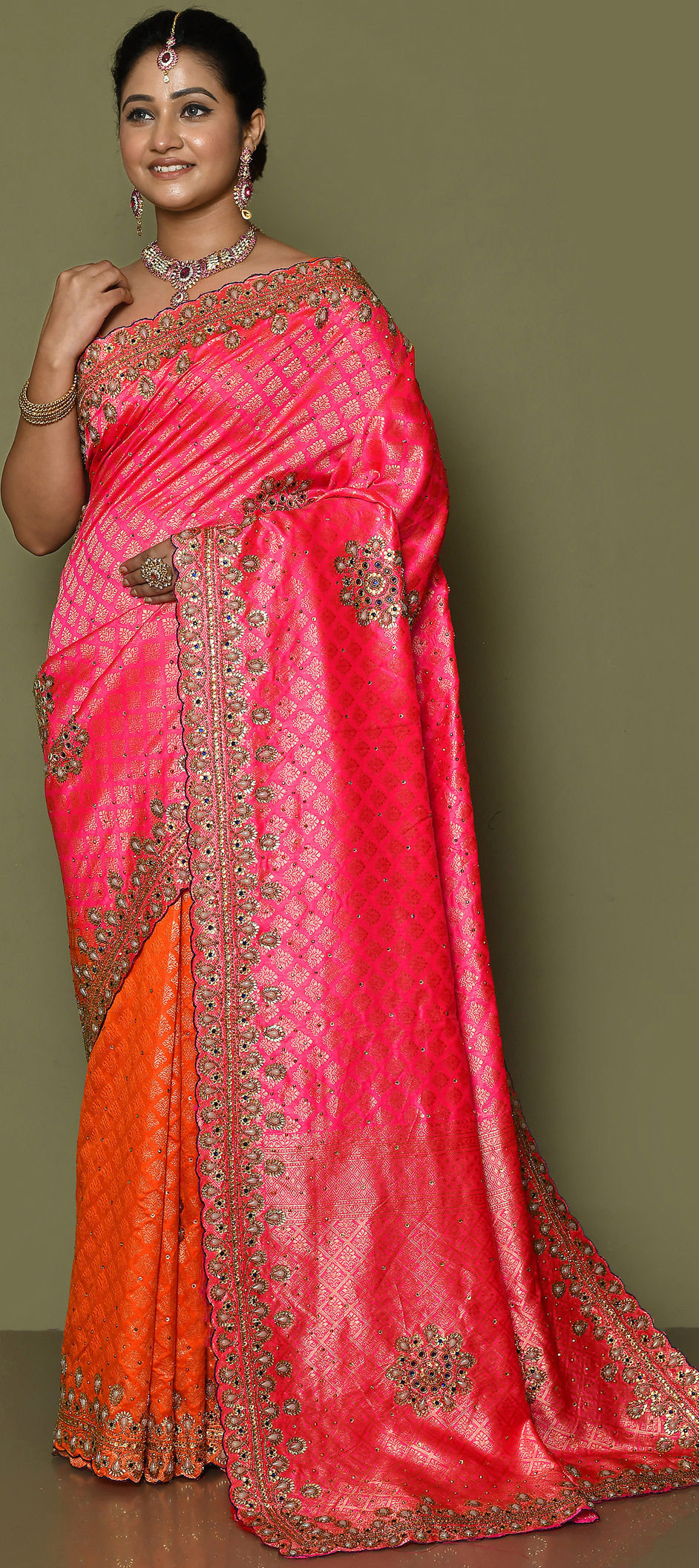 Georgette Sequins Designer Embroidered Saree Pastel Pink – TASARIKA -  India's Most Loved Sarees!