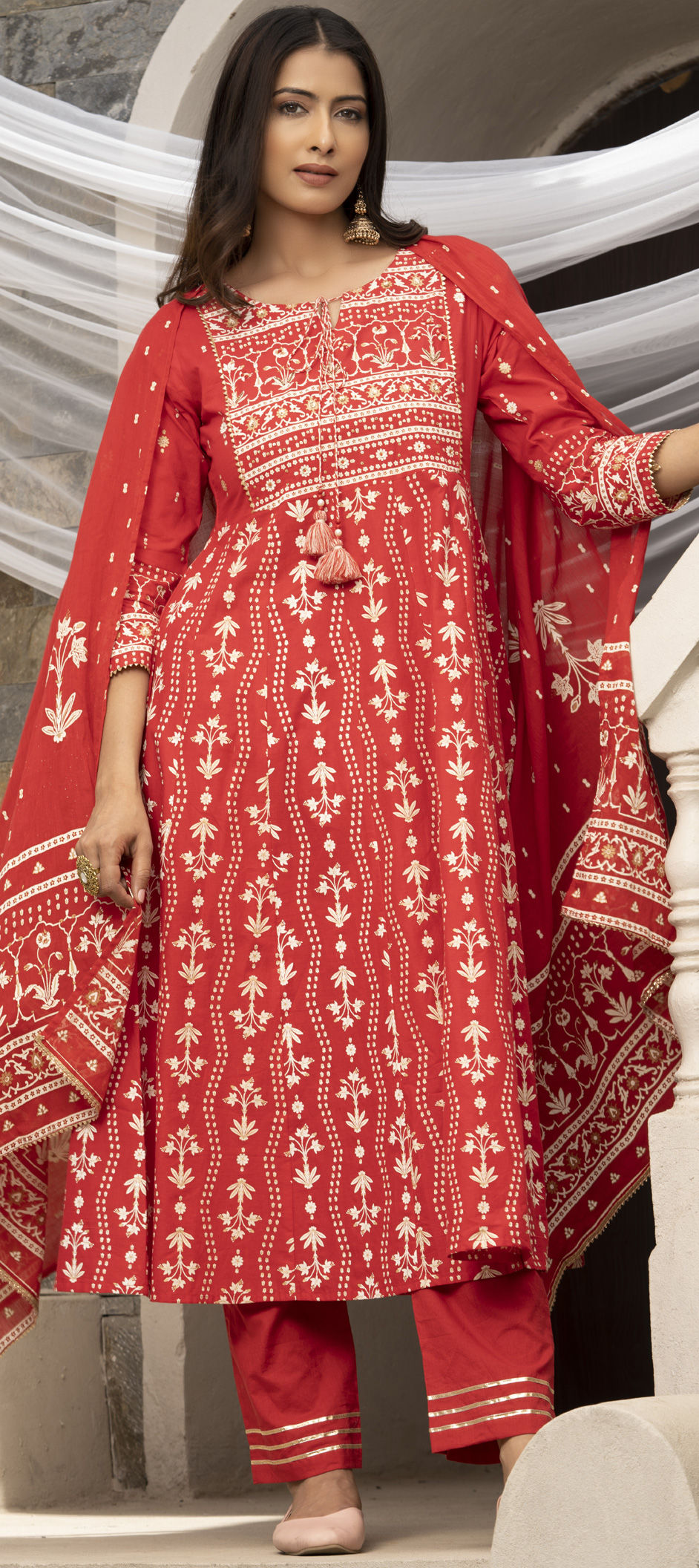 Contemporary Maroon Jam Cotton Designer Party Wear Heavy Salwar Suit Collection With Maroon Cotton