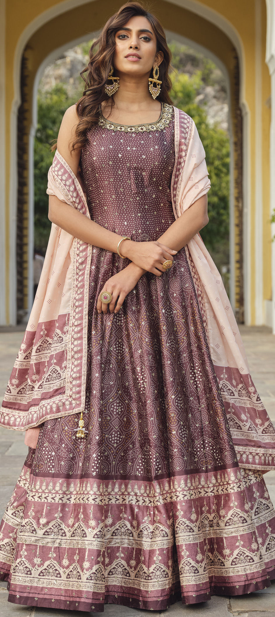 Bandhan JAM SILK CASUAL WEAR FANCY DRESSES main image 0