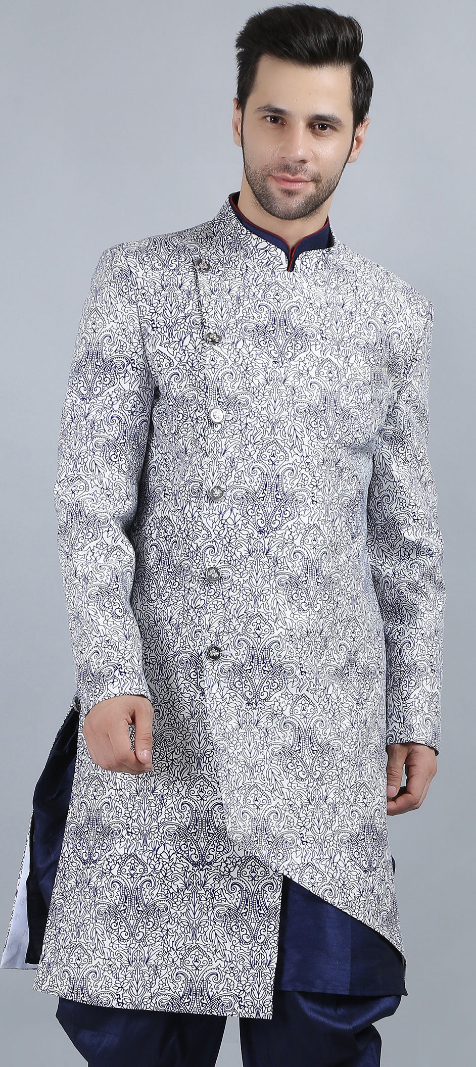 Nehru jacket with western wear hot sale