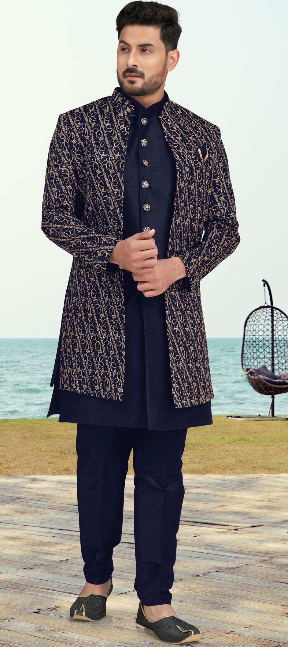 Banarasi indo western dress sales