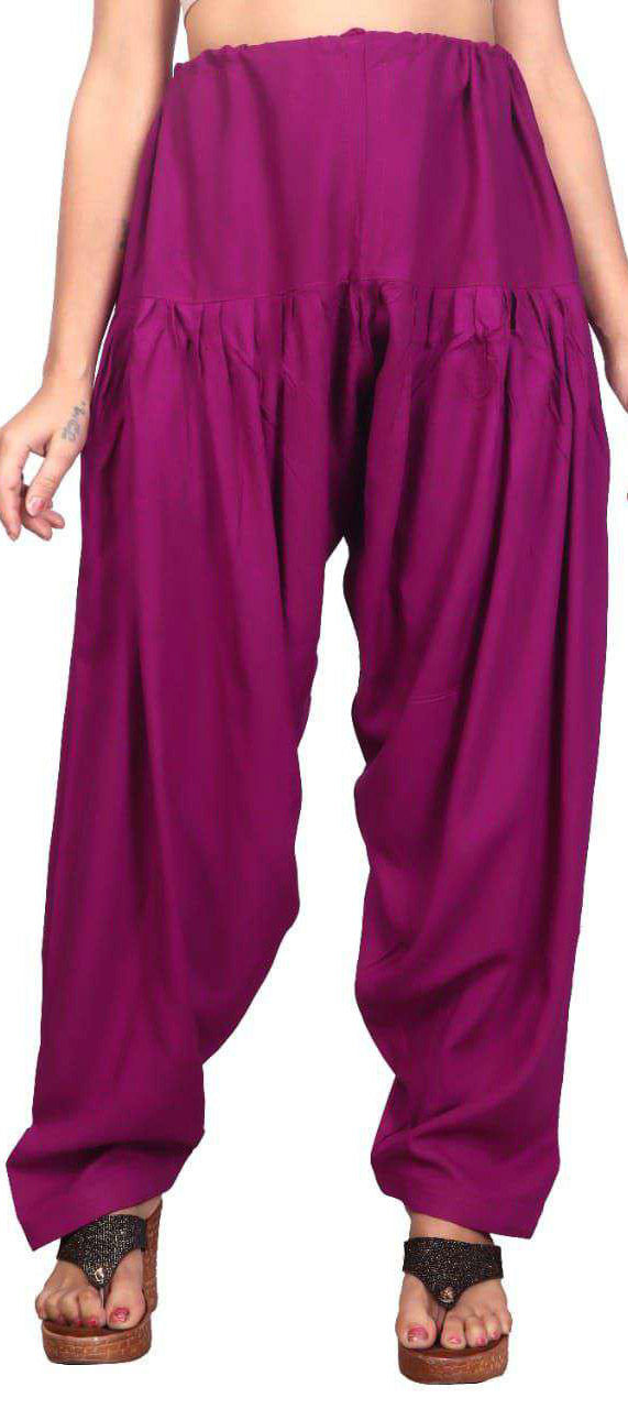 Festive Purple and Violet color Rayon fabric Patiala : 1948364