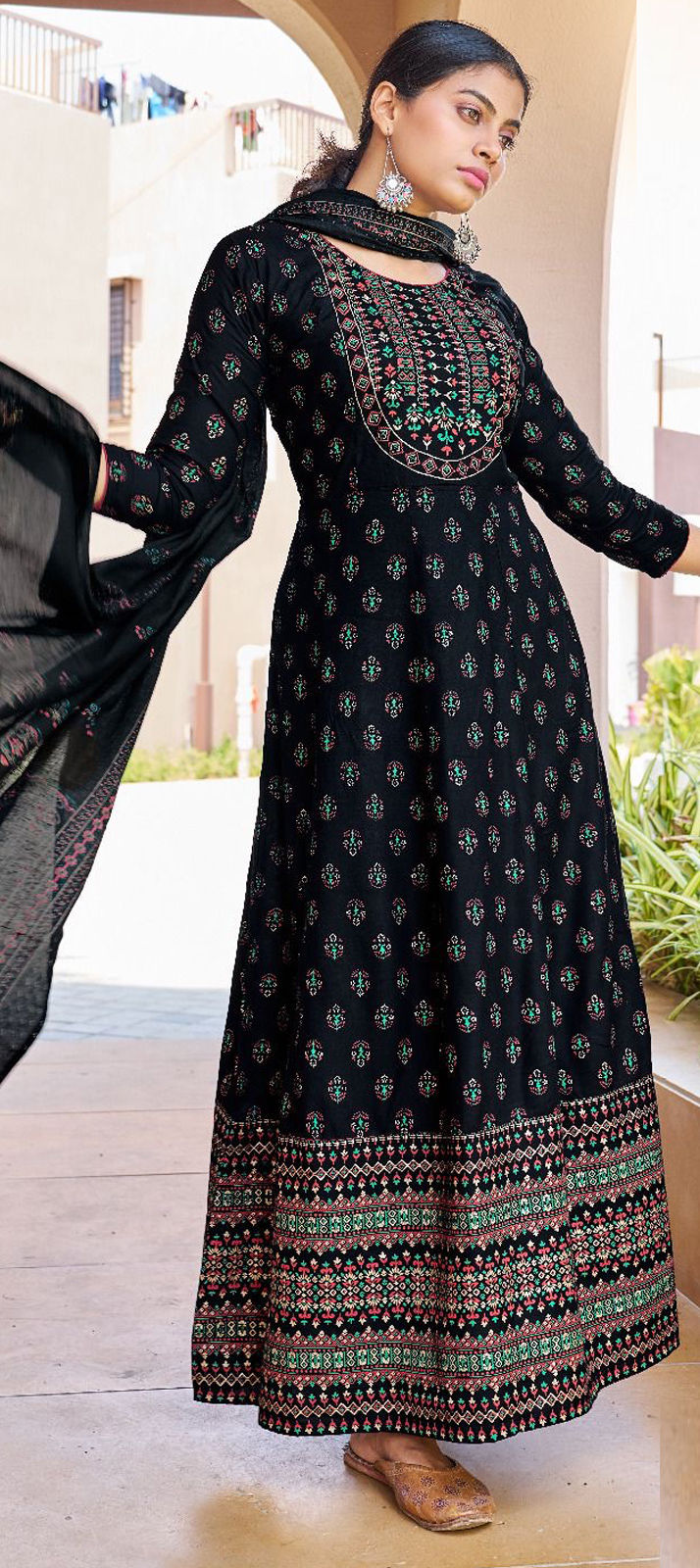 Fashionable Grey Rayon Trendy Party Wear Readymade Top Bottom Collection Straight Design Palazzo