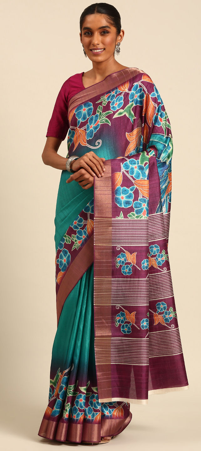 Majentha Cotton Saree main image 0