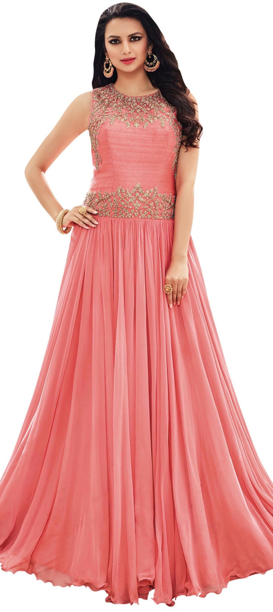 designer party wear gown