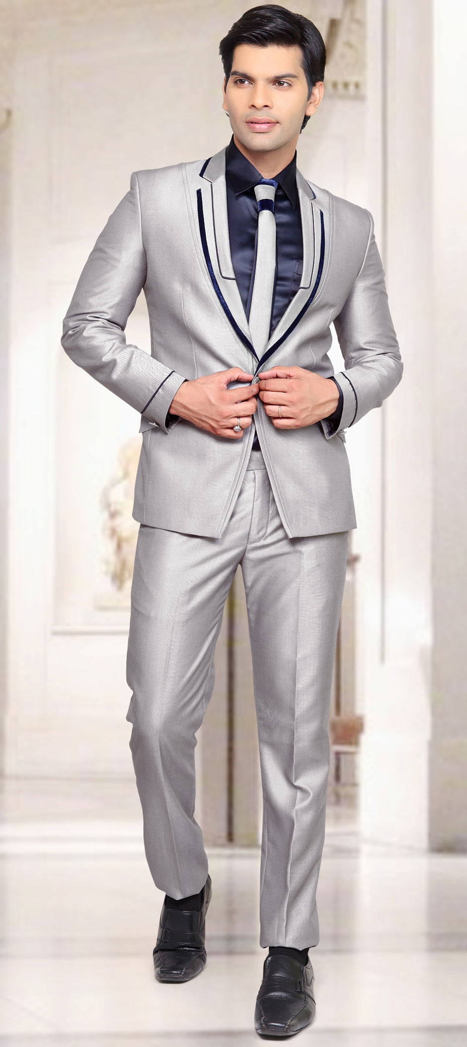 Men's Silver Suits | ShopStyle