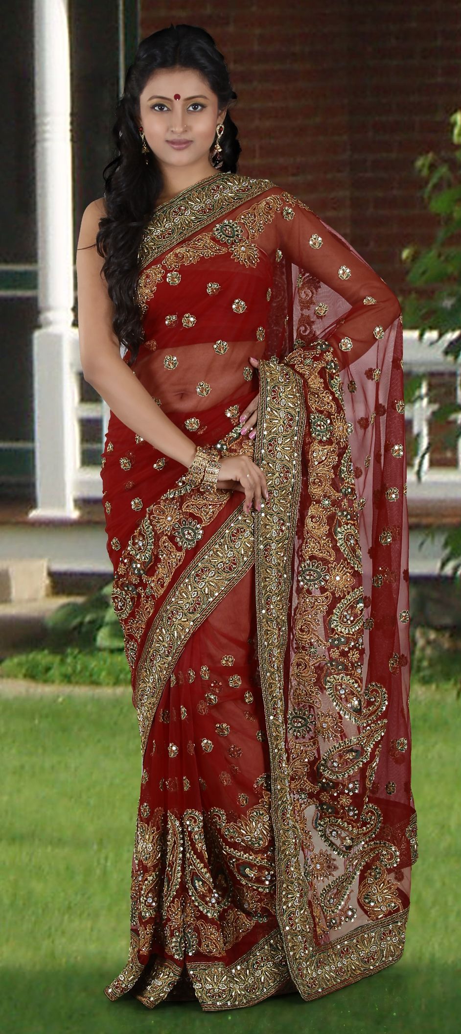 traditional party wear sarees