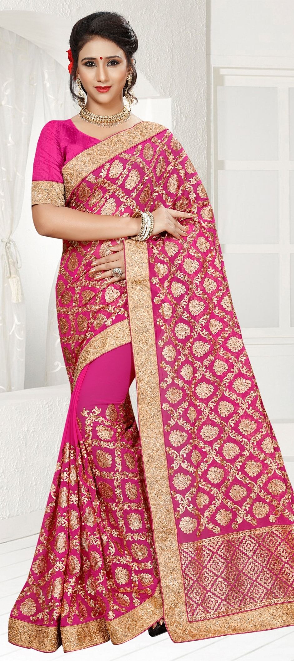 Achieve that Perfect Bridal Saree Look with These Styling Tips