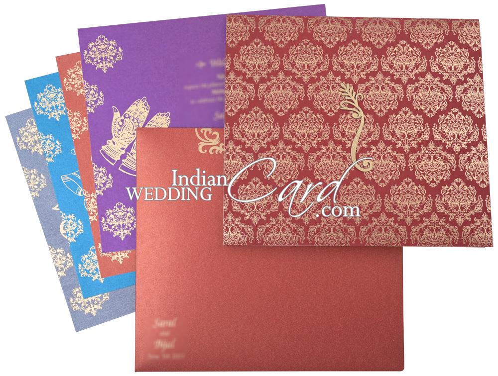 demask-wedding-card