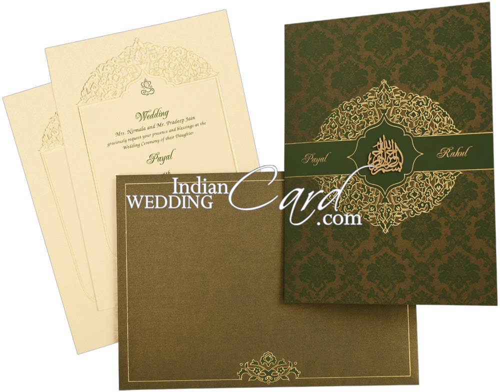 Muslim Wedding cards