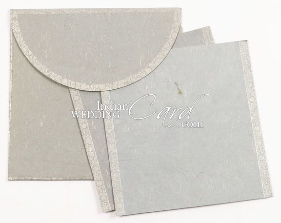D-191, Blue Color, Handmade Paper, Designer Multifaith Invitations.