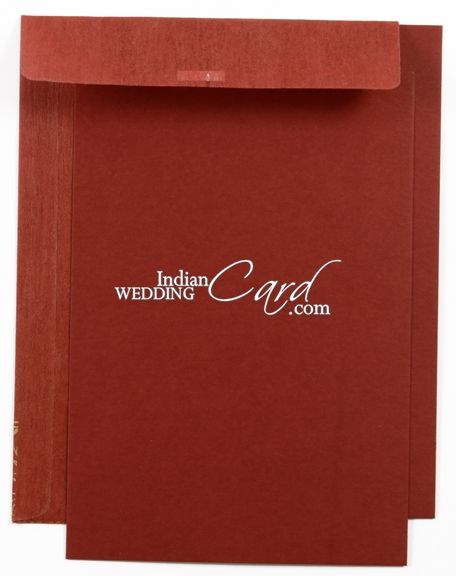 D-2296, Red Color, Light Weight Cards, Designer Multifaith Invitations ...