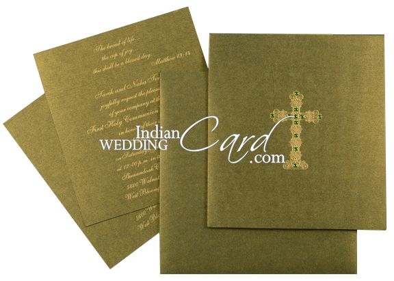 Christian wedding Card